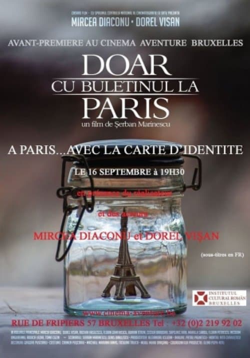 Doar cu buletinul la Parisのポスター