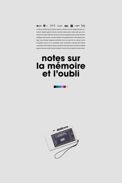 Notes sur la mémoire et l’oubliのポスター
