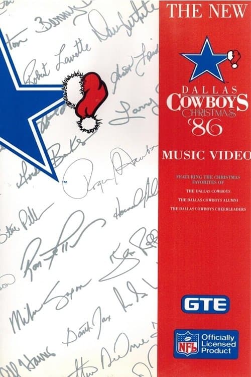 The New Dallas Cowboys Christmas '86 Music Videoのポスター