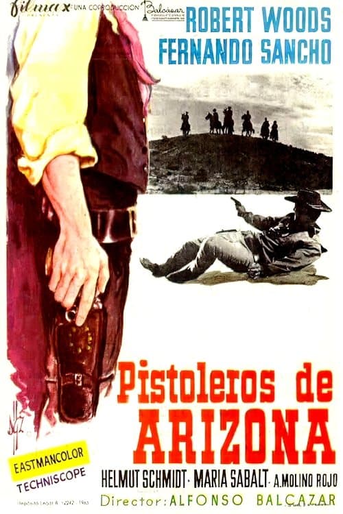 Los pistoleros de Arizonaのポスター