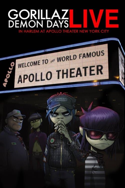 Gorillaz: Demon Days Live in Harlem at Apollo Theaterのポスター
