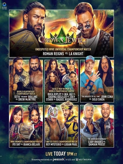 WWE Crown Jewel 2023 Kickoffのポスター