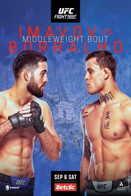 UFC Fight Night 258: Imavov vs. Borralhoのポスター