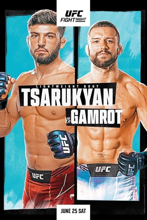 UFC on ESPN 38: Tsarukyan vs. Gamrotのポスター