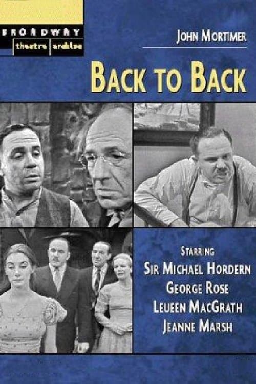 Back to Backのポスター
