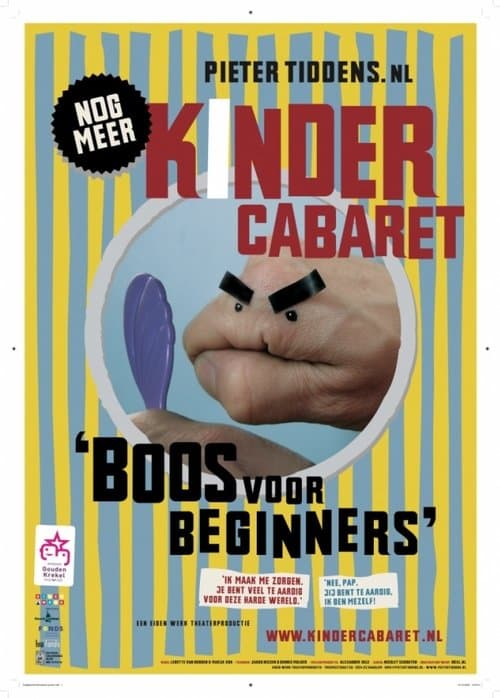 Pieter Tiddens: Boos voor Beginnersのポスター