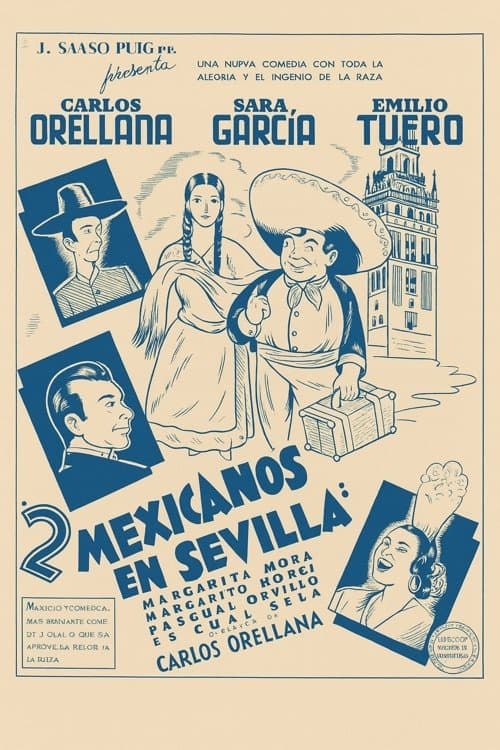 Dos mexicanos en Sevillaのポスター