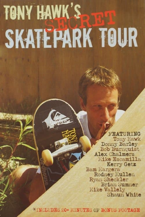 Tony Hawk's Secret Skatepark Tourのポスター