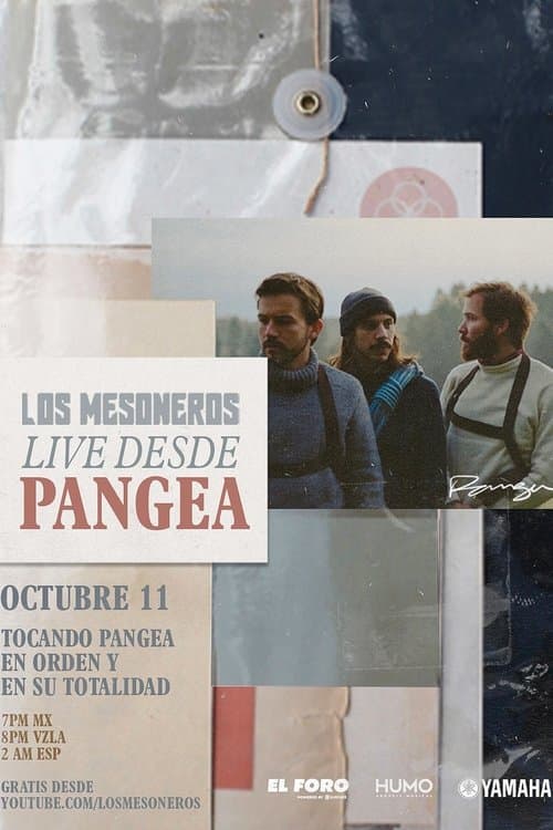 Los Mesoneros Live Desde Pangeaのポスター
