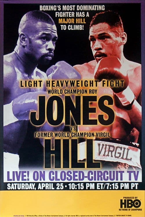 Roy Jones Jr. vs. Virgil Hillのポスター