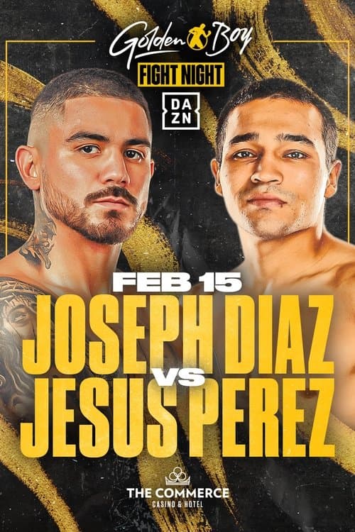 Joseph Diaz Jr vs. Jesus Perezのポスター
