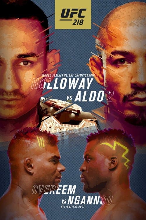 UFC 218: Holloway vs. Aldo 2のポスター