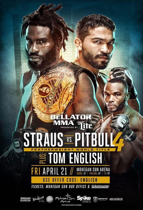 Bellator 178: Straus vs. Pitbull 4のポスター