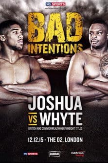 Anthony Joshua vs. Dillian Whyteのポスター