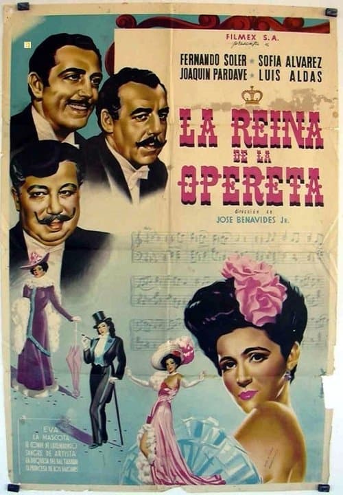 La reina de la operetaのポスター