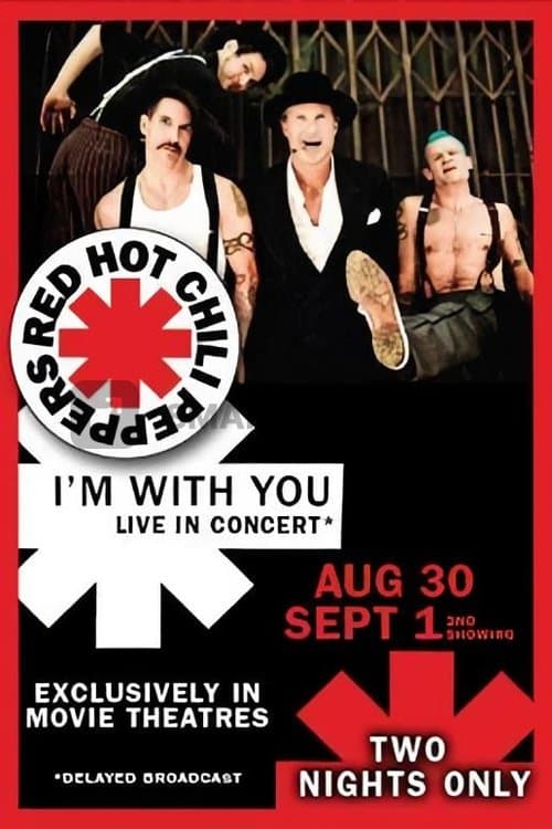 Red Hot Chili Peppers Live: I'm with Youのポスター