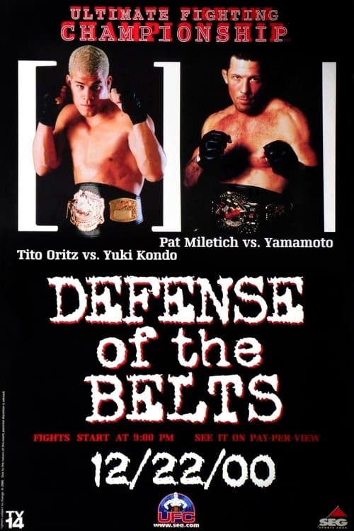 UFC 29: Defense of the Beltsのポスター