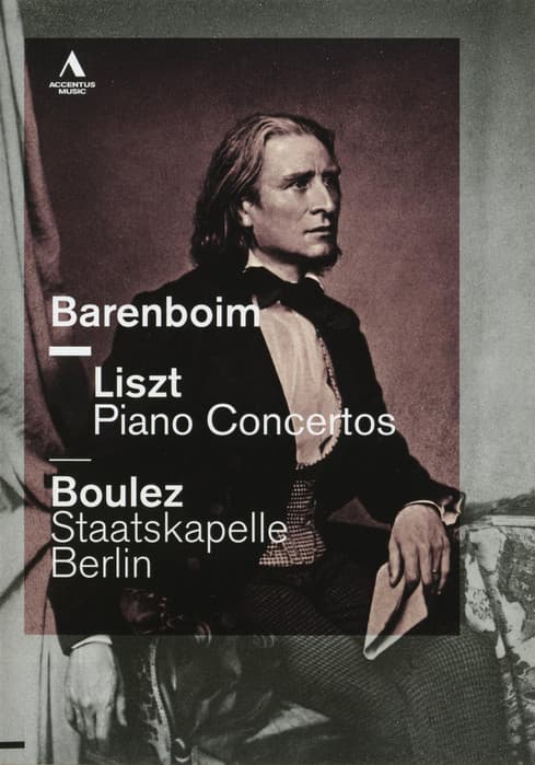 Liszt Piano Concertos  - Daniel Barenboim / Pierre Boulez - Staatskapelle Berlinのポスター