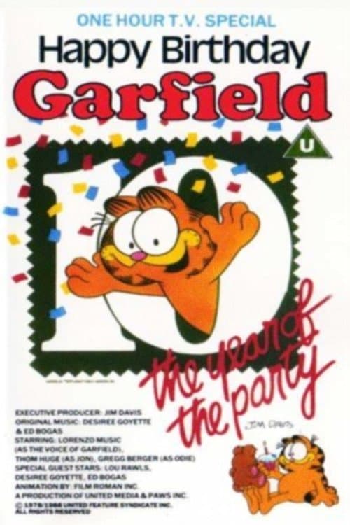 Happy Birthday Garfieldのポスター