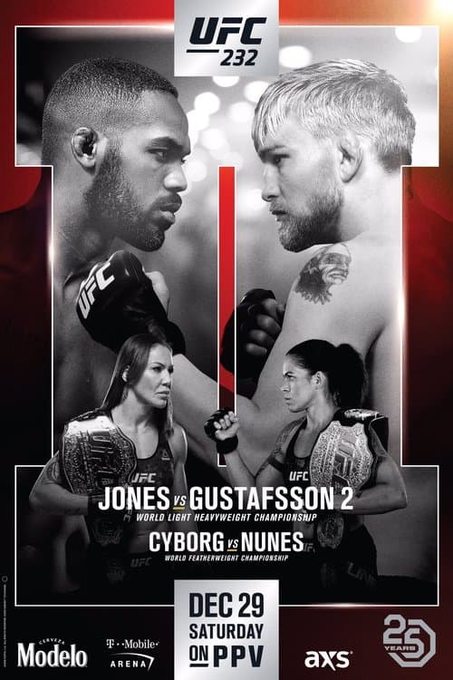 UFC 232: Jones vs. Gustafsson 2のポスター