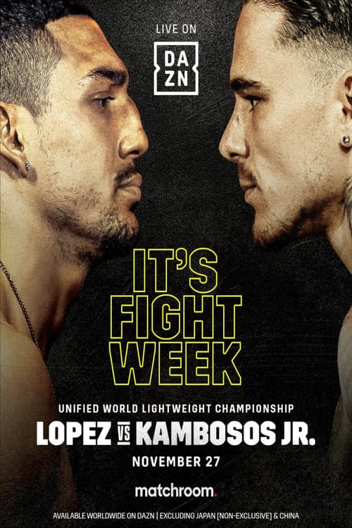 Teofimo Lopez vs. George Kambosos Jrのポスター