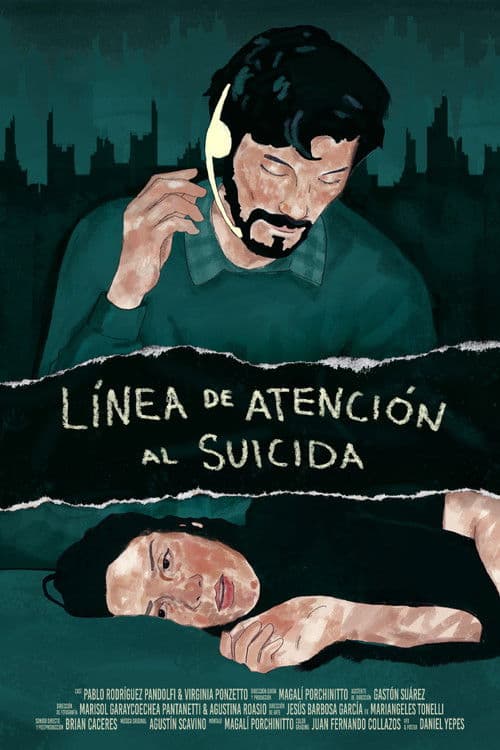 Línea de atención al suicidaのポスター