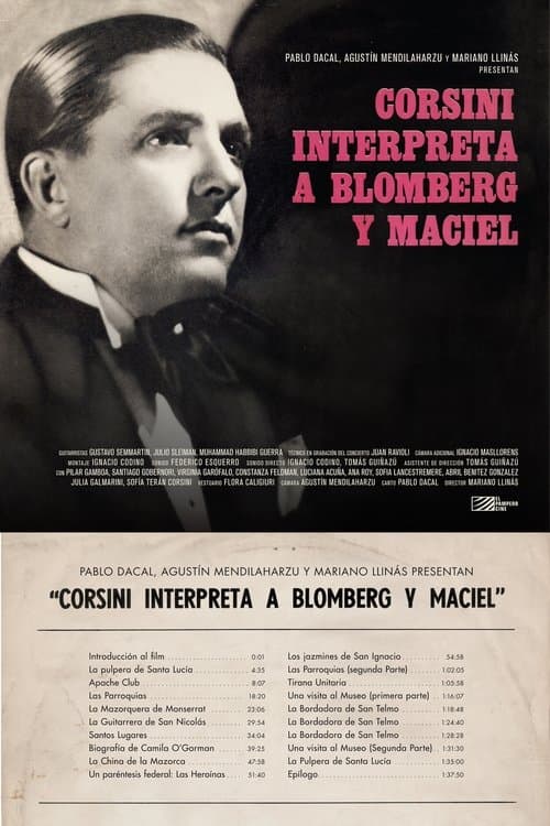 Corsini interpreta a Blomberg y Macielのポスター