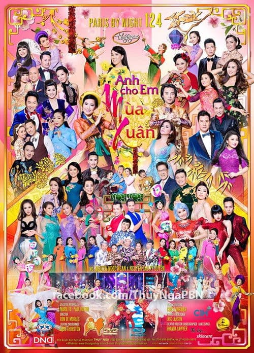 Paris by Night 124: Anh Cho Em Mùa Xuânのポスター