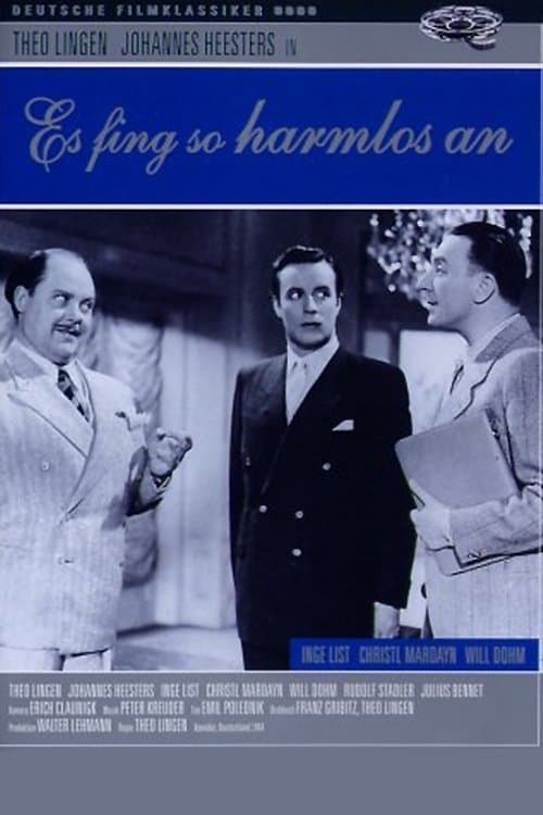 Es fing so harmlos anのポスター