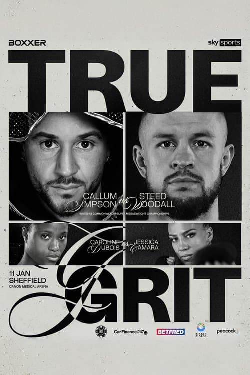 Callum Simpson vs. Steed Woodallのポスター
