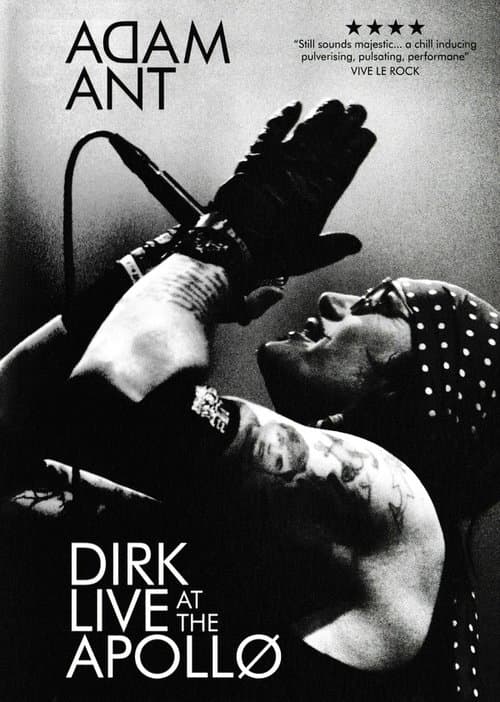 Adam Ant: Dirk Live at the Apolloのポスター