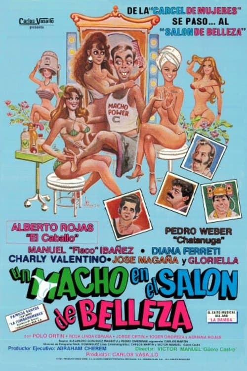 Un macho en el salón de bellezaのポスター