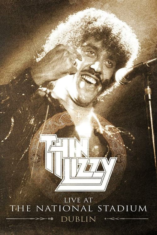 Thin Lizzy - Live at the National Stadium Dublinのポスター