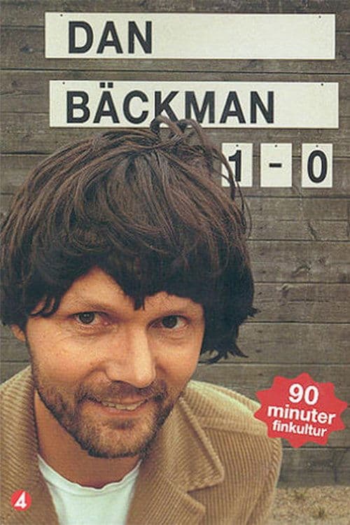 Dan Bäckman 1-0のポスター