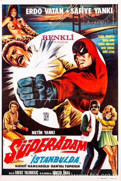 Süper Adam İstanbul'daのポスター