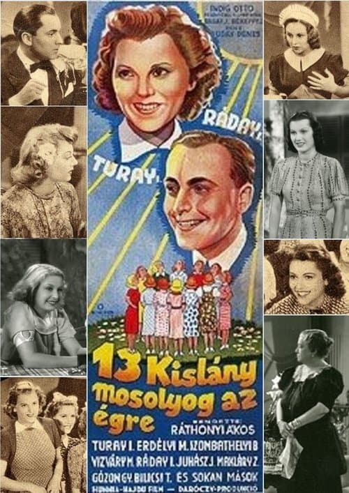 13 kislány mosolyog az égreのポスター