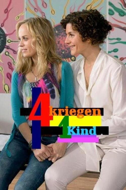 Vier kriegen ein Kindのポスター