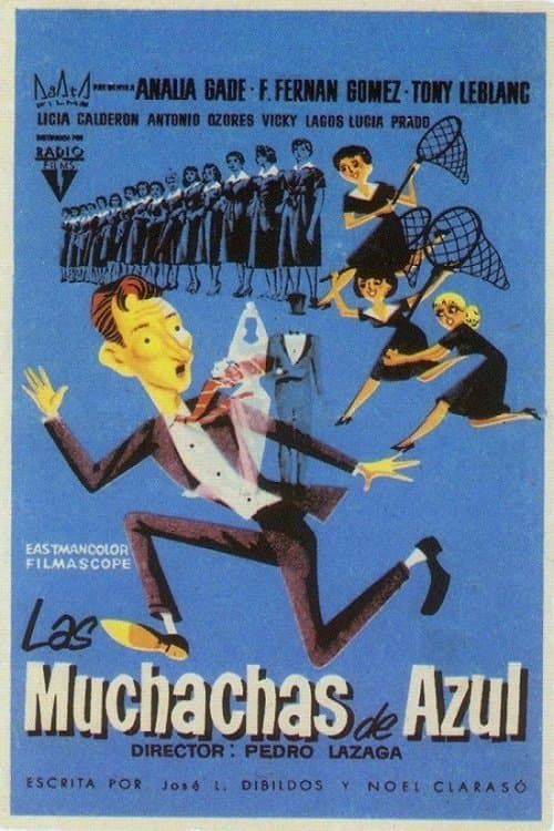 Las muchachas de azulのポスター