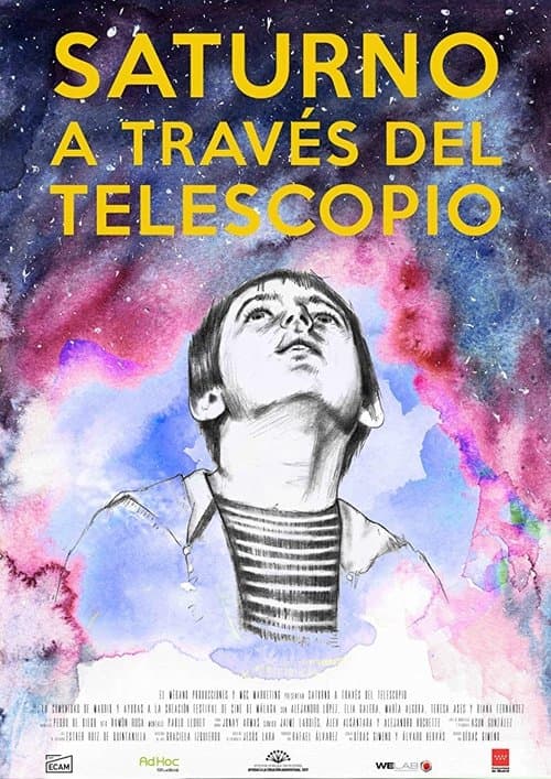 Saturno a través del telescopioのポスター