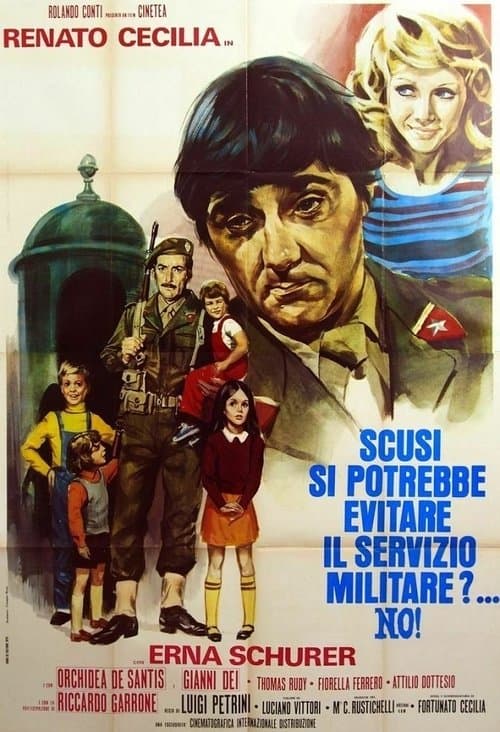Scusi, si potrebbe evitare il servizio militare?... No!のポスター