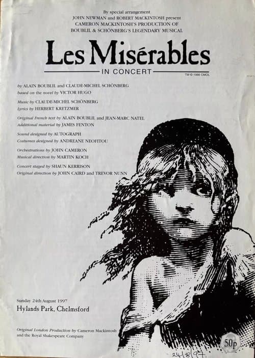 Les Misérables: In Concert at Hylands Parkのポスター