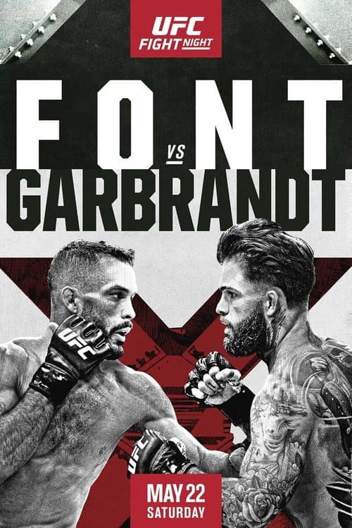 UFC Fight Night 188: Font vs. Garbrandtのポスター
