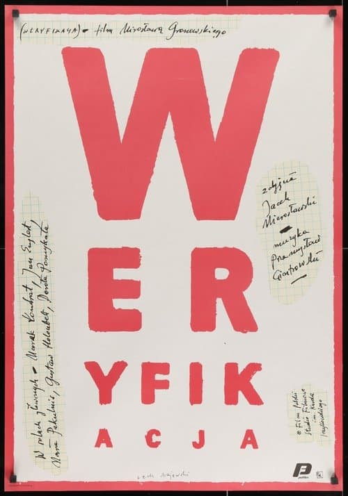 Weryfikacjaのポスター