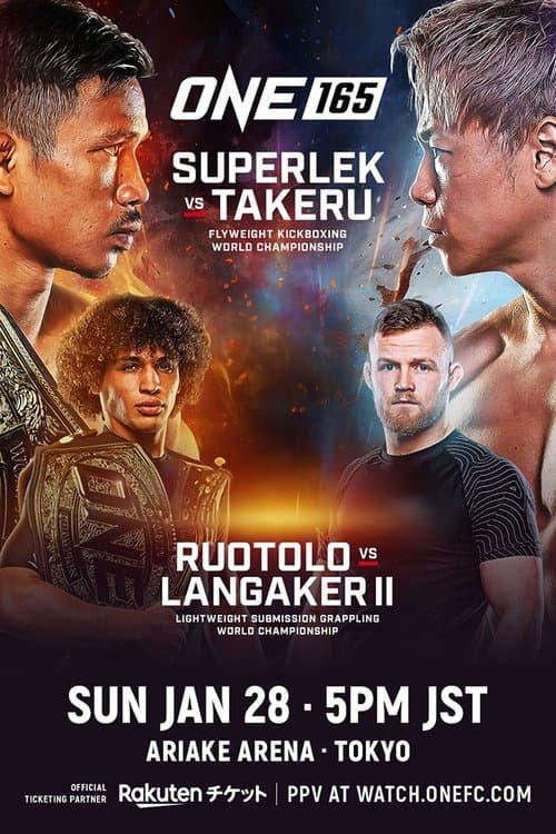 ONE 165: Superlek vs. Takeruのポスター