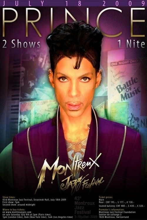 Prince - Montreux Jazz Festival (Early Show)のポスター