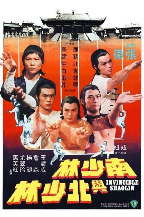 南少林與北少林のポスター