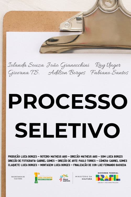 Processo Seletivoのポスター
