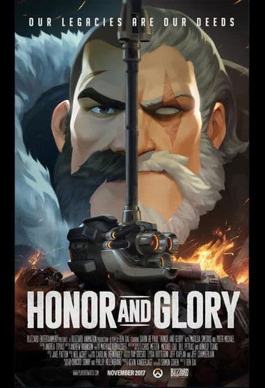 Overwatch Animated Short "Honor and Glory"のポスター