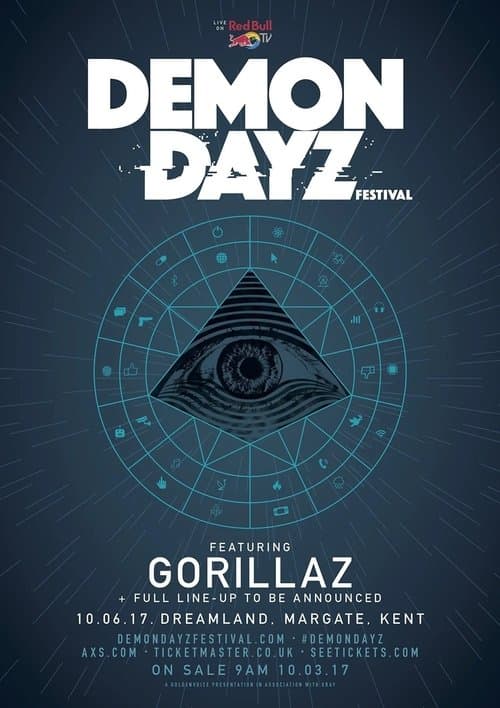 Gorillaz | Demon Dayz Festivalのポスター