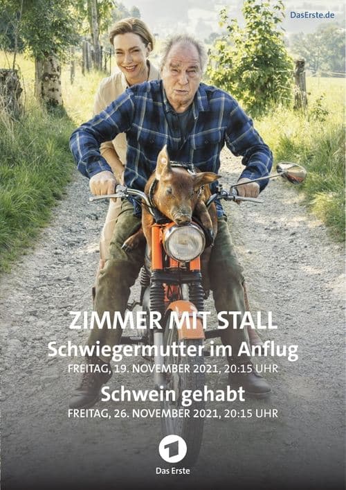 Zimmer mit Stall - Schwein gehabtのポスター